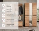 Innostyle MEMPHIS Garderoben-Set | Holztöne 5