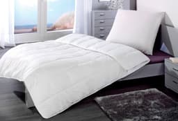 KBT Bettwaren Sleep and Dream Bettdecke und Kopfkissen Set | Weiß