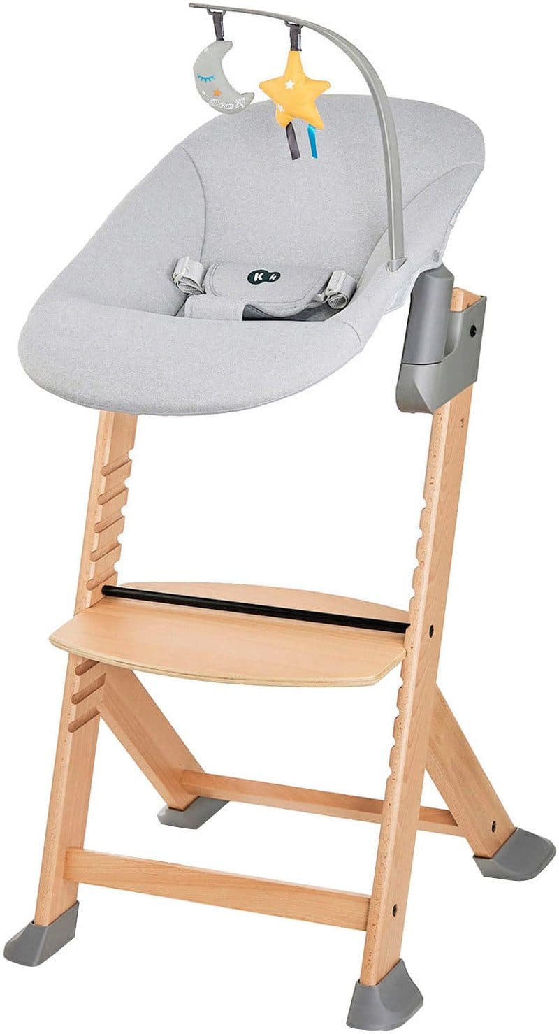 Kinderkraft ENOCK + CALMEE Kombi-Hochstuhl Set | Grau