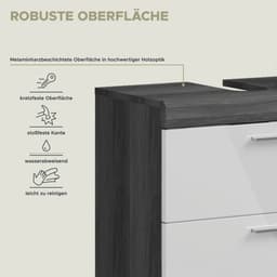 welltime Badmöbel-Set Siena | Mehrfarbig