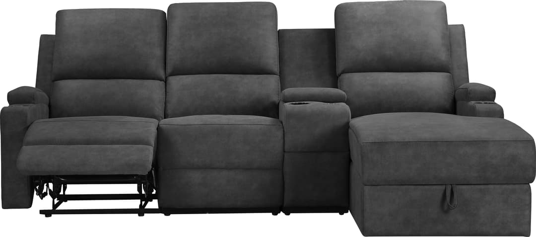 OTTO home Ecksofa NAPORI Multimediasofa | Grau