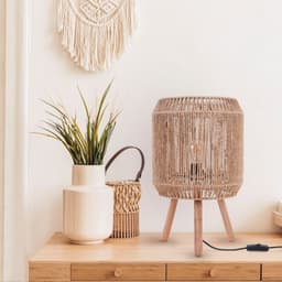 Paco Home Tischleuchte SOL | Braun