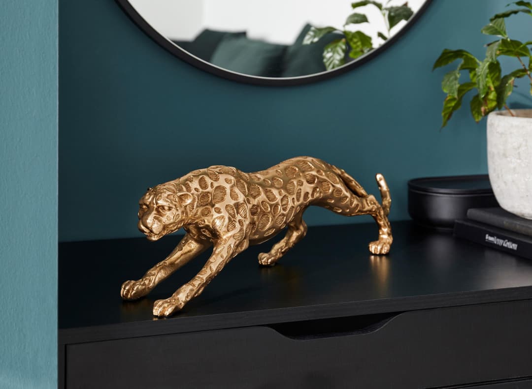 OTTO home Dekofigur Leopard | Gold