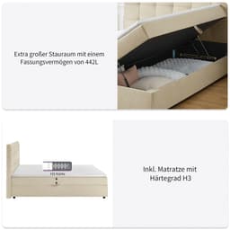 OTTO home Boxbett Tommes | Beige