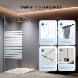 welltime Walk-in-Dusche | Transparent