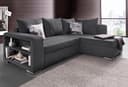 COLLECTION AB Ecksofa John L-Form | Grau