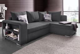 COLLECTION AB Ecksofa John L-Form | Grau