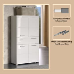 welltime Midischrank Avena | Weiß