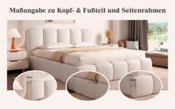 Home affaire Polsterbett MERLINDA | Beige