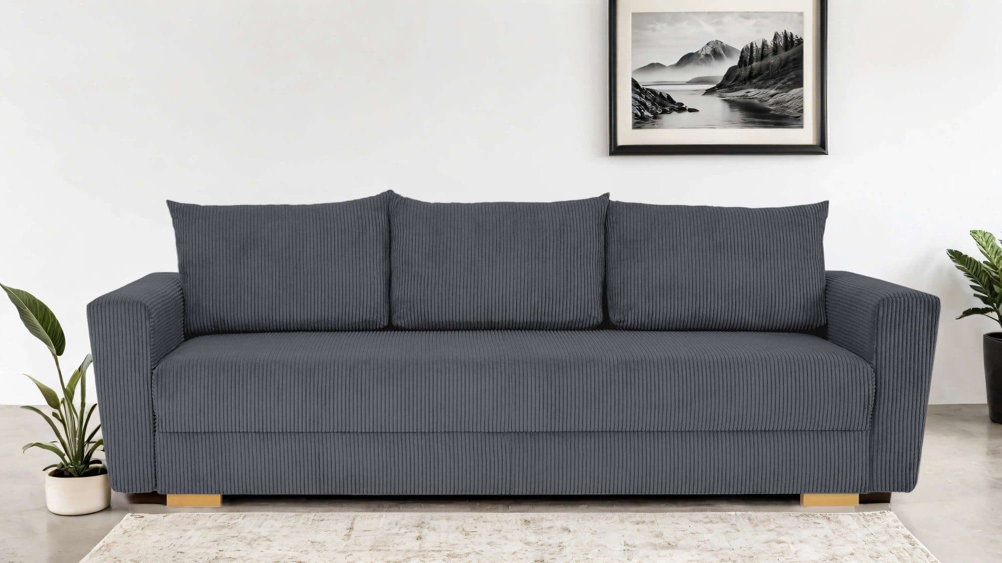 Home affaire MAGHERA Schlafsofa | Grau