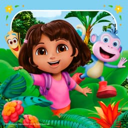 Ravensburger Puzzle 3x49, Dora the Explorer | Mehrfarbig