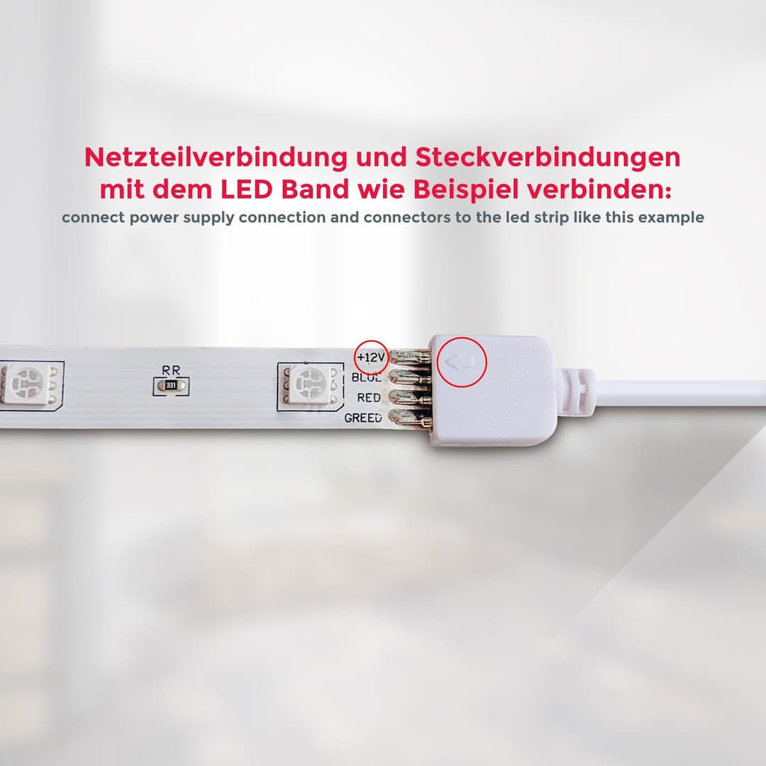 B.K.Licht LED-Streifen Lucilla | Mehrfarbig