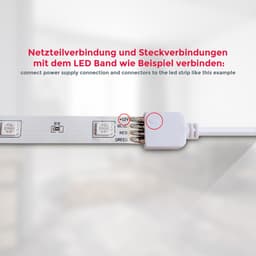 B.K.Licht LED-Streifen Lucilla | Mehrfarbig