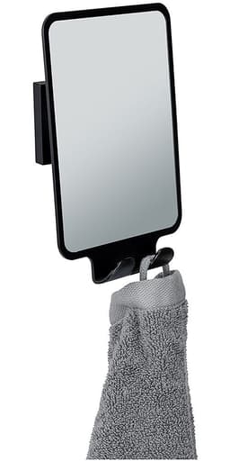 WENKO Wandspiegel Vacuum-Loc® Modell Quadro | Schwarz