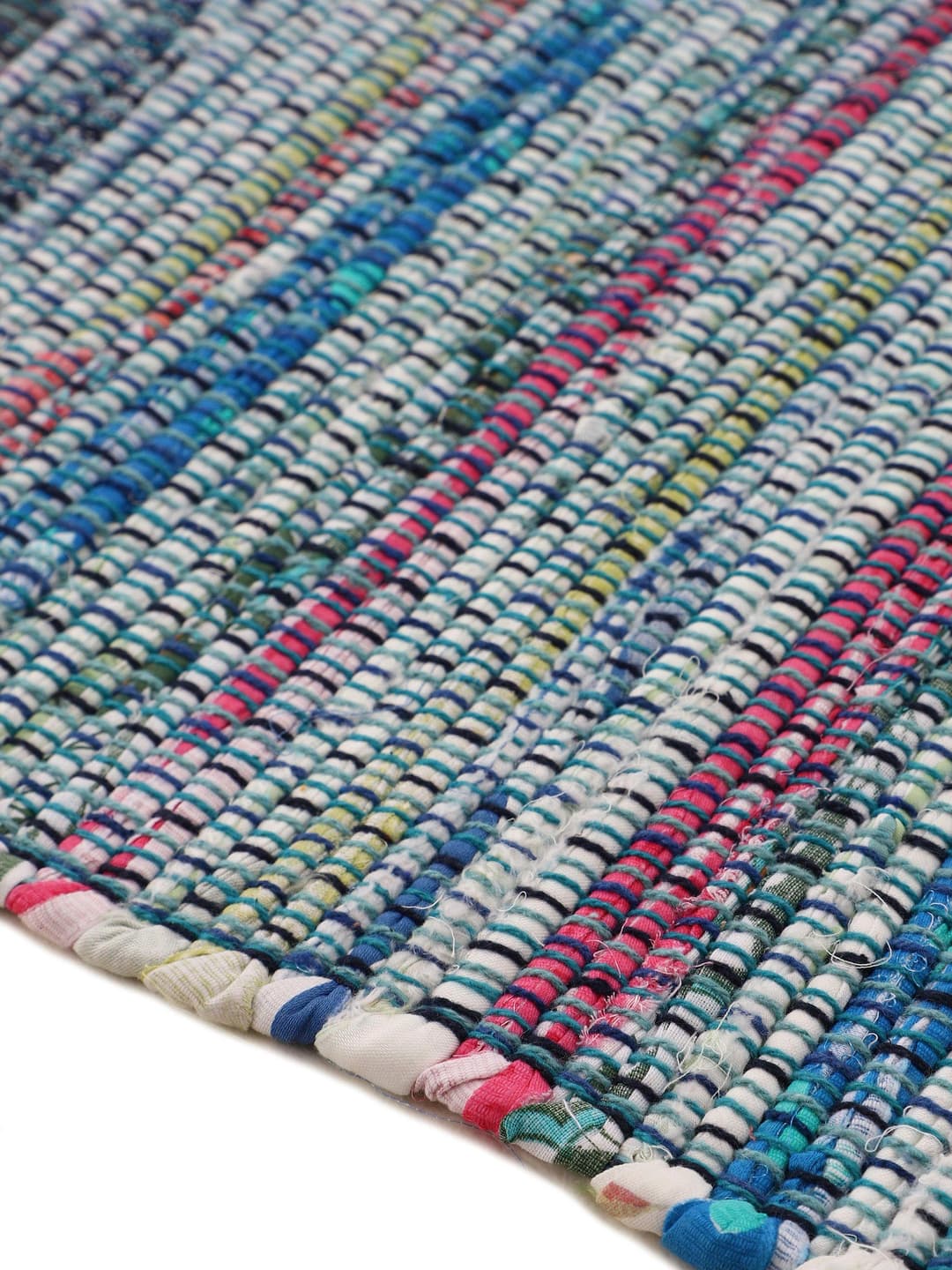 carpetfine Teppich Kelim Chindi | Blau