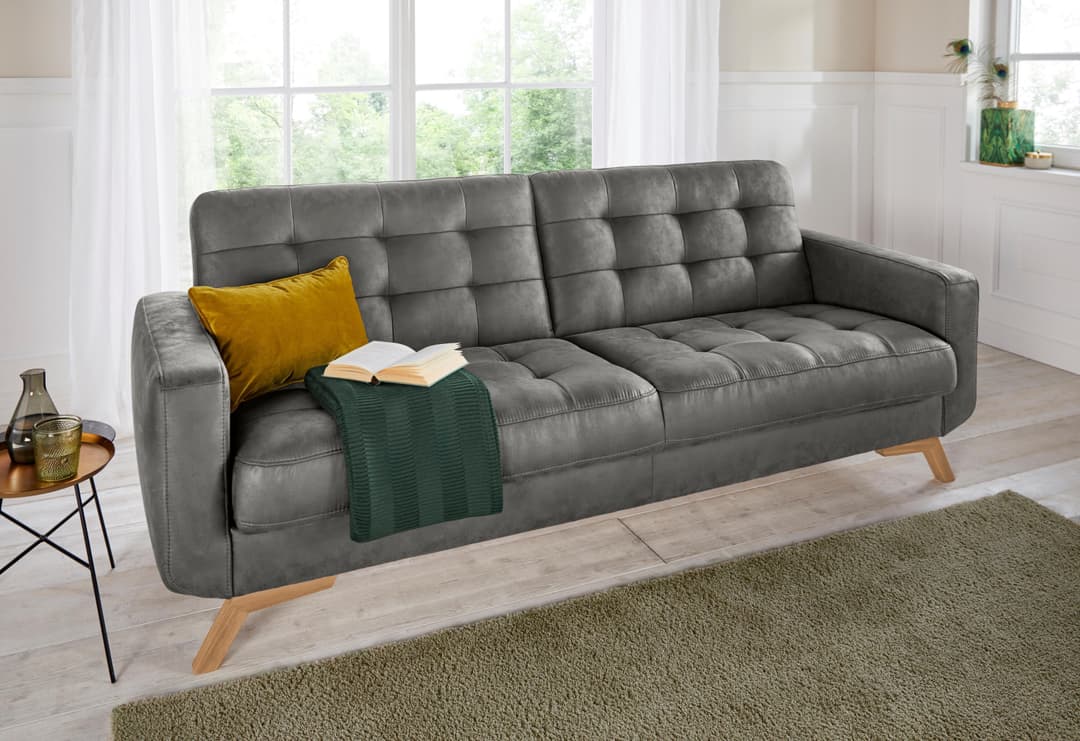exxpo - sofa fashion 3-Sitzer Fiord | Grau