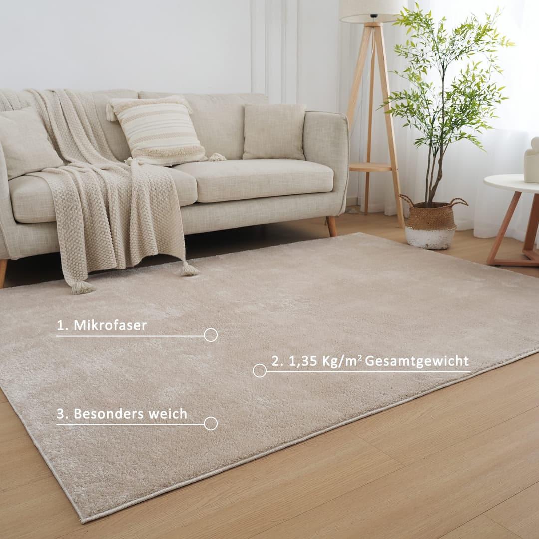 OTTO home Teppich Cali | Beige