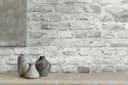A.S. Création Bricks & Stones Vliestapete | Grau