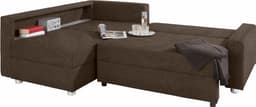 COLLECTION AB Ecksofa Relax L-Form | Braun