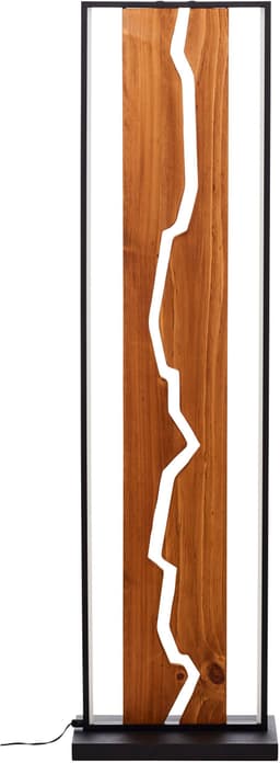 Brilliant LED Stehlampe Thunder | Holztöne