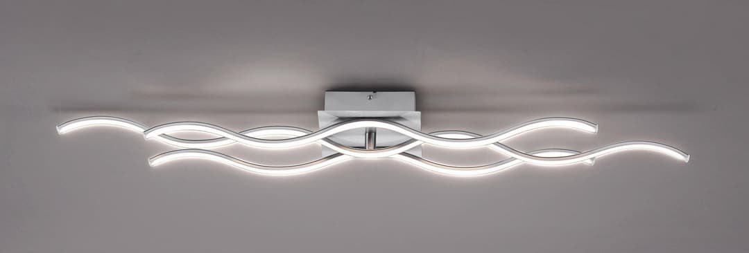 JUST LIGHT WELLA Deckenleuchte | Silber