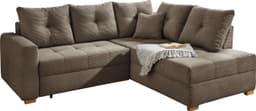 Jockenhöfer Gruppe Ecksofa Heidelberg L-Form | Braun