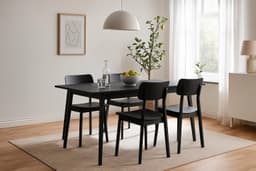 Home affaire Esstisch BELLOT | Schwarz
