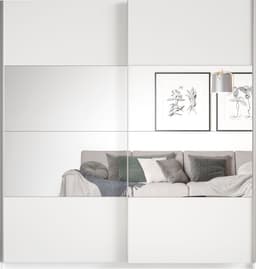 Home affaire Schwebetürenschrank Beta | Weiß