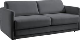 ATLANTIC home collection Schlafsofa Limone | Grau