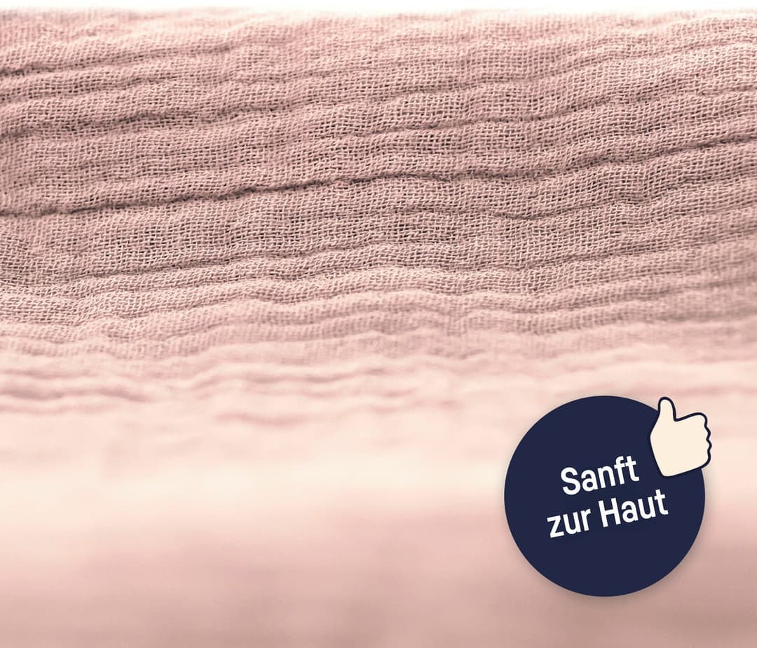 Julius Zöllner Nestchenschlange Musselin | Rosa