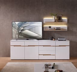 Innostyle Wandboard Memphis 2er Set | Weiß
