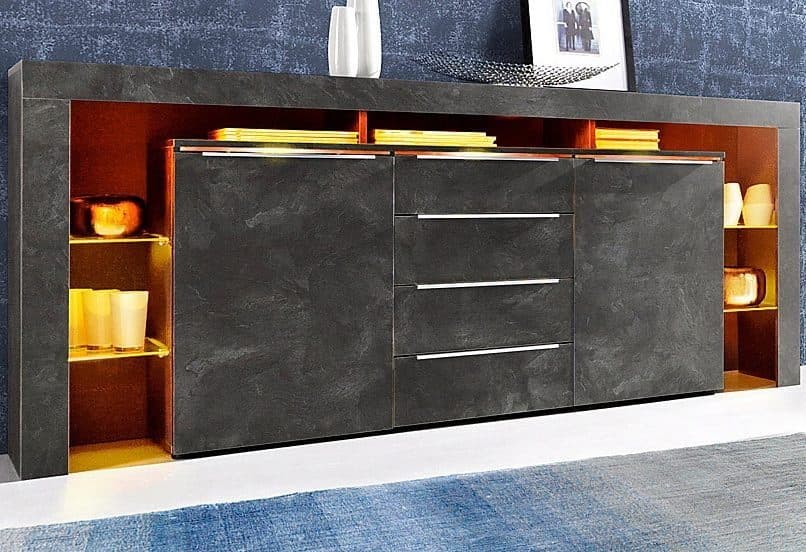 borchardt Möbel Sideboard Lima | Grau