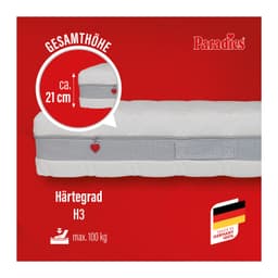 Paradies Prolife Supreme Kaltschaummatratze | Grau