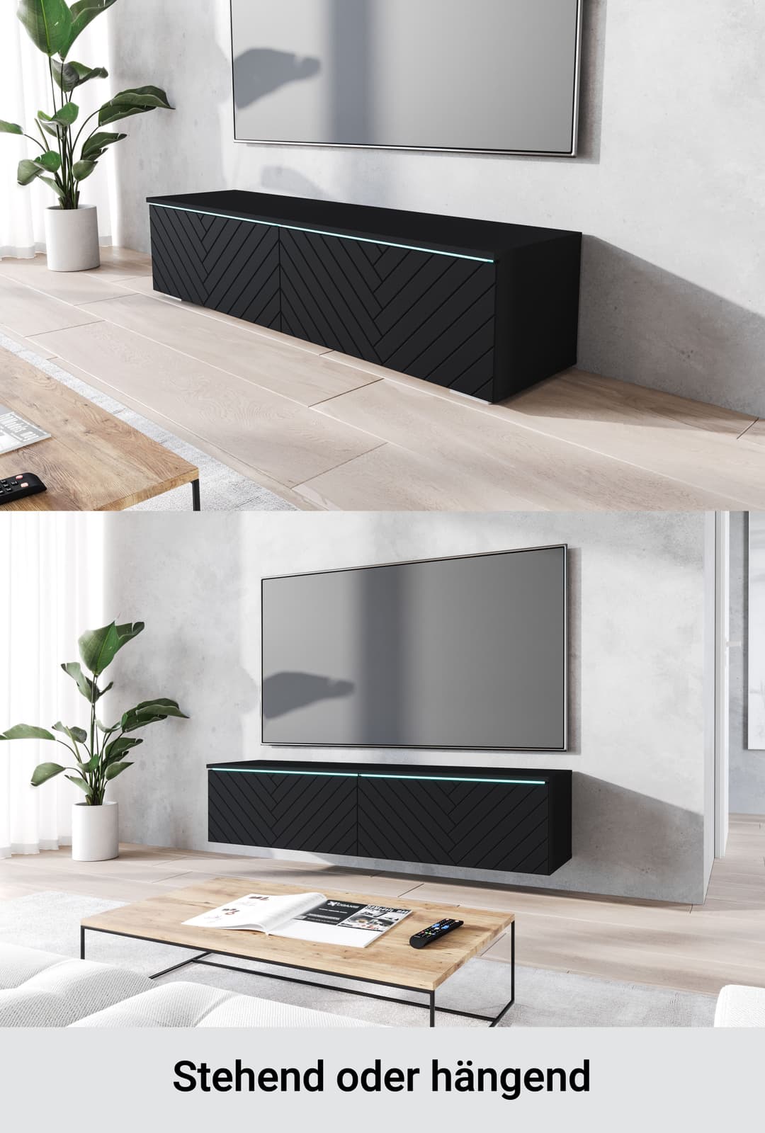 Home affaire Lowboard | Schwarz