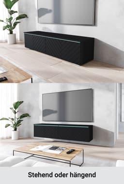 Home affaire Lowboard | Schwarz