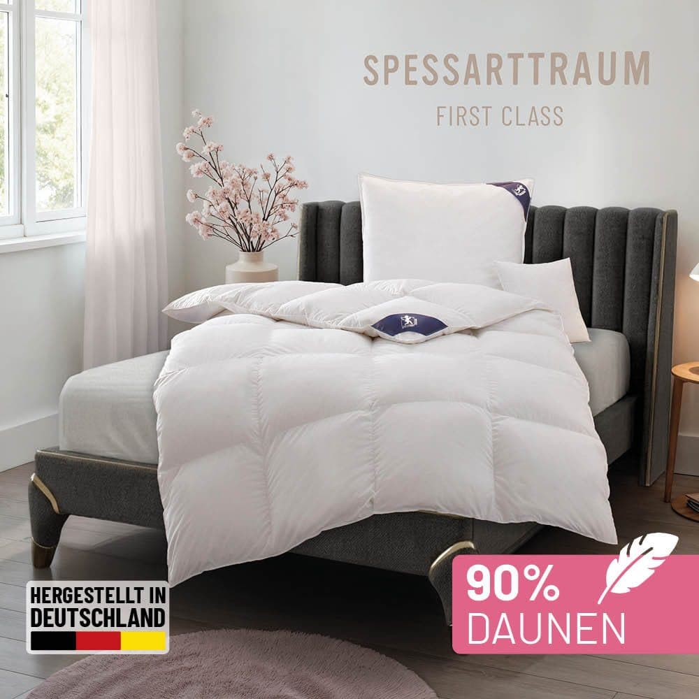 SPESSARTTRAUM Daunenbettdecke First Class | Weiß