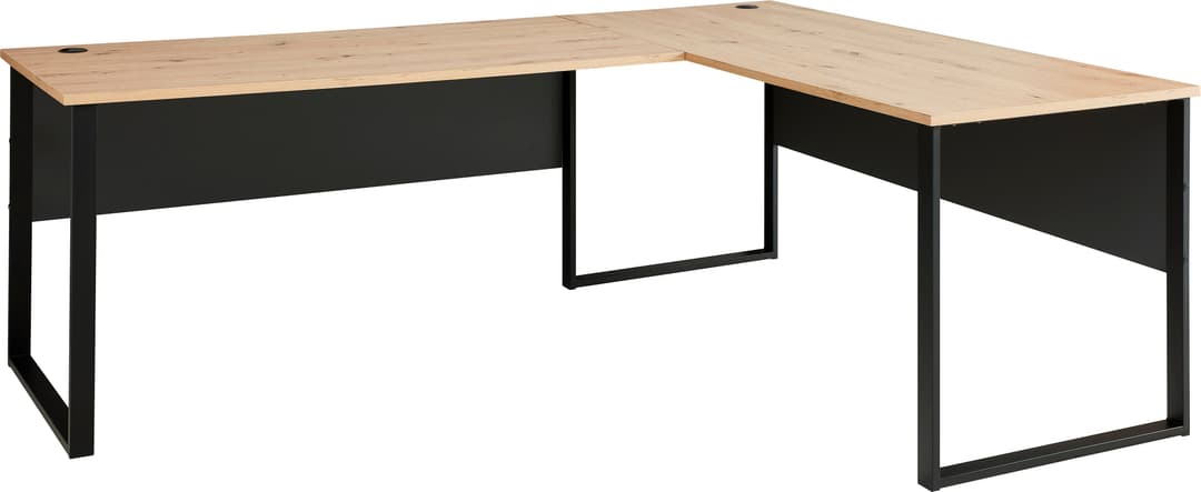 Innostyle Eckschreibtisch Memphis | Holztöne