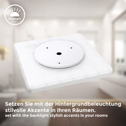 B.K.Licht LED Deckenleuchte | Weiß