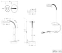 Reality Leuchten LED Tischleuchte Rennes | Silber 3