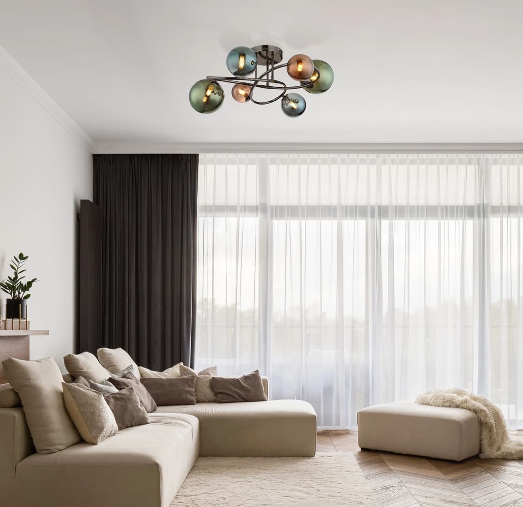 GLOBO LIGHTING LED Deckenleuchte RIHA | Mehrfarbig