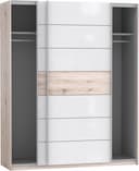 FORTE Schwebetürenschrank Rondino | Weiß 2