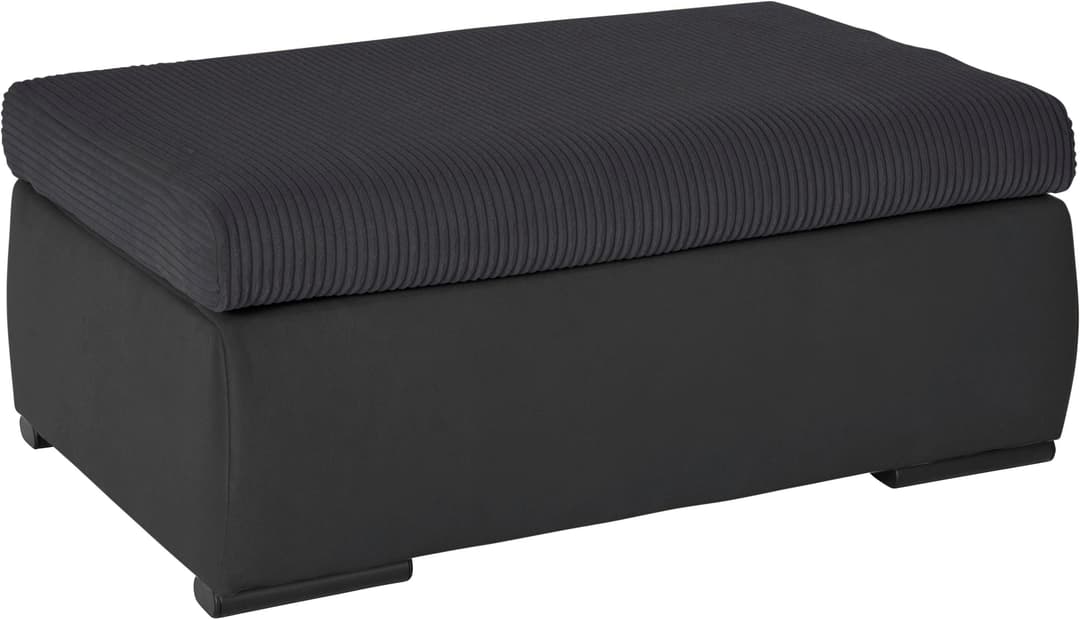 Home affaire Polsterhocker Win | Schwarz