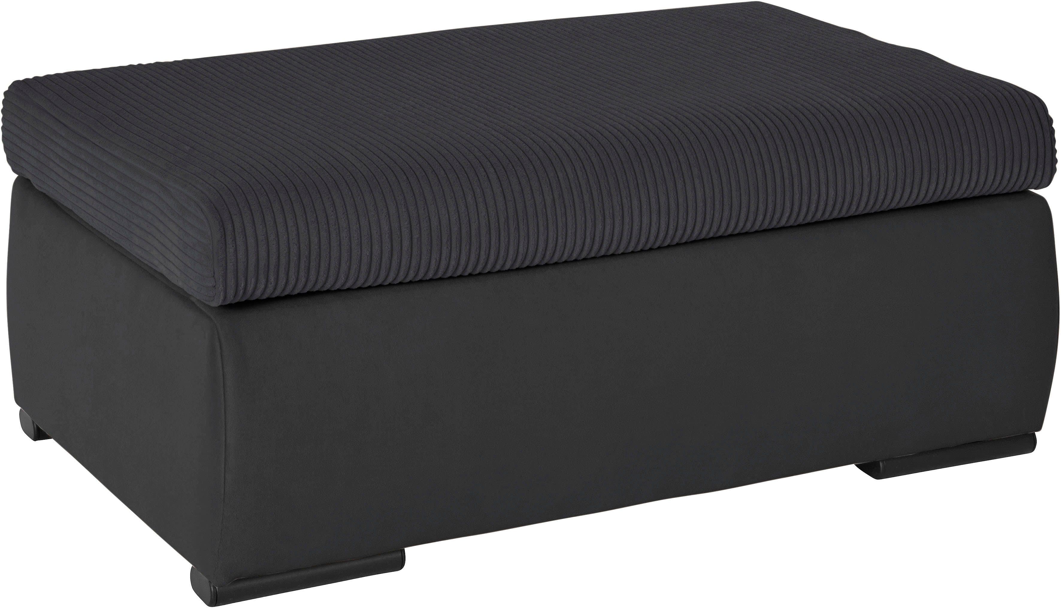 Home affaire Polsterhocker Win | Schwarz