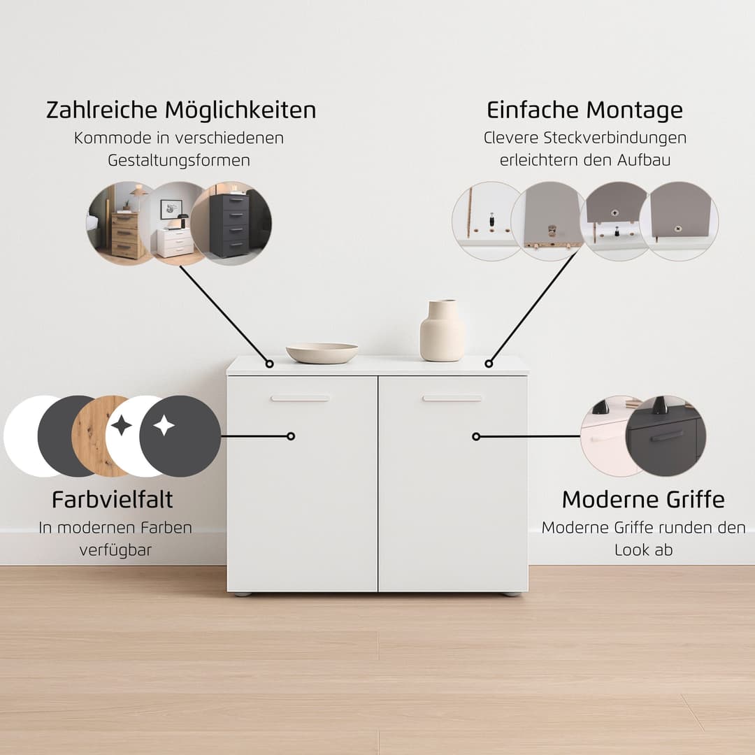 rauch Sideboard OTELI | Grau