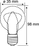Paulmann LED-Filament 5er Pack 2,6W Kerze E14 klar 2700K | Transparent 4