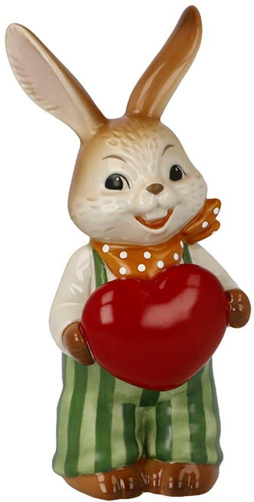 Goebel Osterhase Figur Hase - Von Herzen! | Mehrfarbig