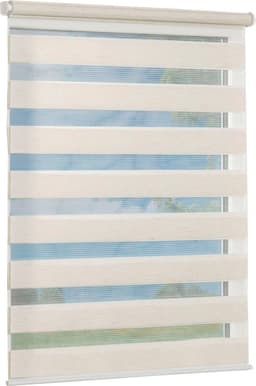 Doppelrollo Maringa Klemmfix | Beige