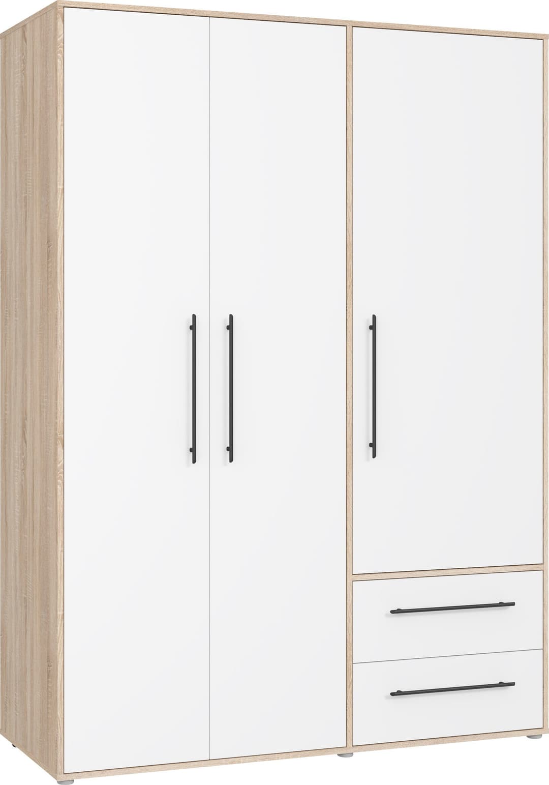 FORTE Kleiderschrank Mokkaris | Holztöne