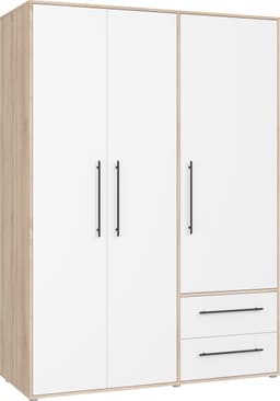 FORTE Kleiderschrank Mokkaris | Holztöne