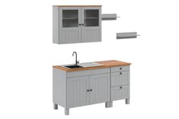 Home affaire Pantryküche Alby2 | Grau